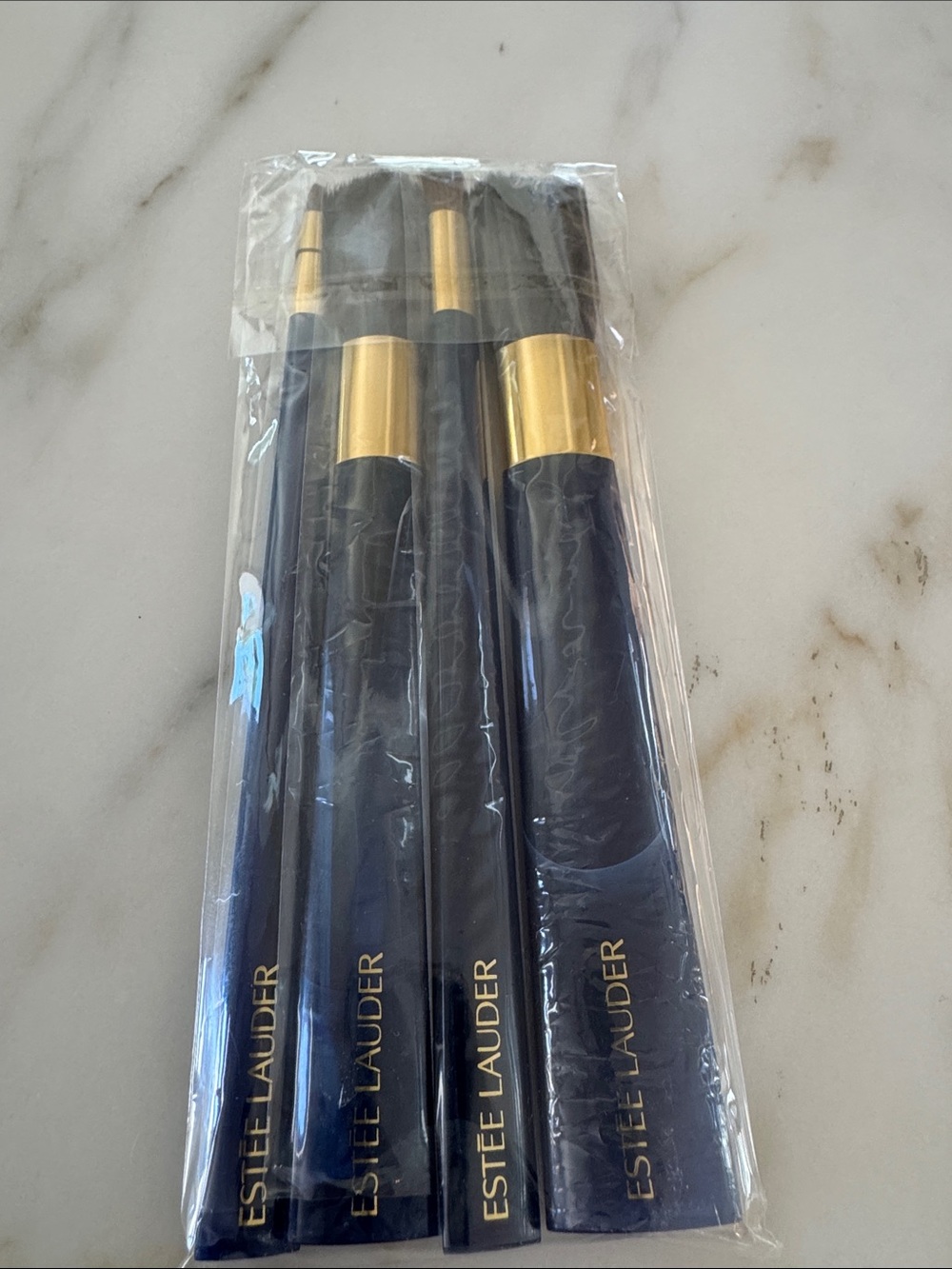 Estée Lauder Navy and Gold Brush Set – 4-Piece